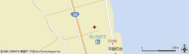 青森県外ヶ浜町（東津軽郡）平舘太郎右エ門沢周辺の地図