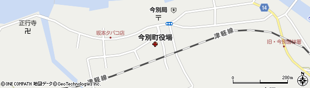 青森県今別町（東津軽郡）周辺の地図