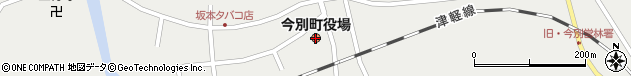 青森県東津軽郡今別町周辺の地図