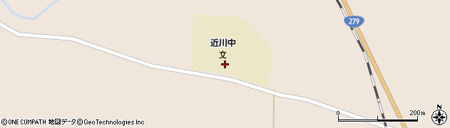 青森県むつ市奥内（江豚沢）周辺の地図