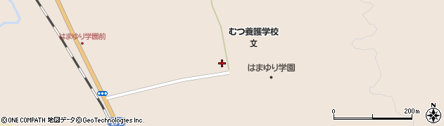 青森県むつ市奥内姥沢周辺の地図