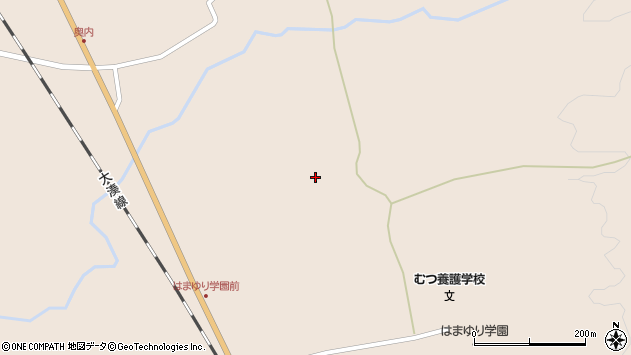 〒035-0011 青森県むつ市奥内の地図