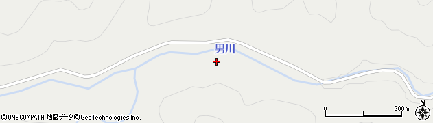 男川周辺の地図