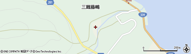 青森県外ヶ浜町（東津軽郡）三厩藤嶋沢周辺の地図