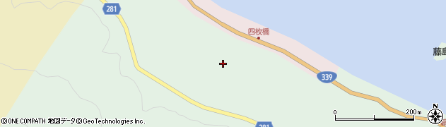 青森県外ヶ浜町（東津軽郡）三厩四枚橋ノ上周辺の地図