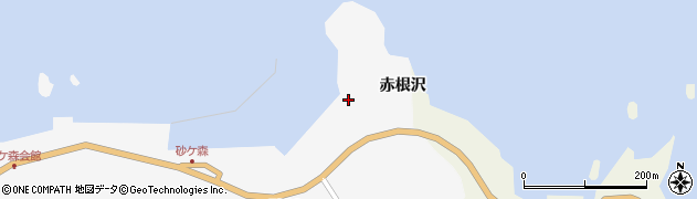 青森県今別町（東津軽郡）砂ケ森（赤根沢）周辺の地図