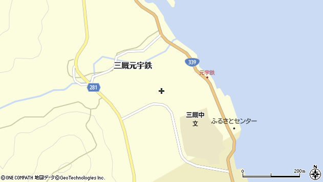 〒030-1729 青森県東津軽郡外ヶ浜町三厩下平の地図