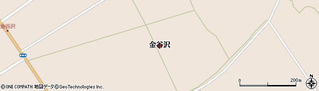 青森県むつ市奥内（金谷沢）周辺の地図