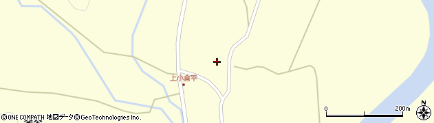青森県むつ市川内町上小倉平95周辺の地図