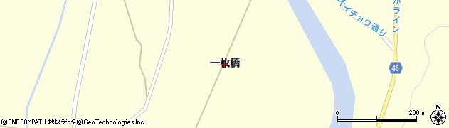 青森県むつ市川内町（一枚橋）周辺の地図