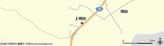青森県むつ市城ヶ沢（上堺田）周辺の地図