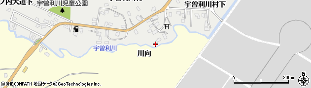 青森県むつ市大湊宇曽利川村21周辺の地図