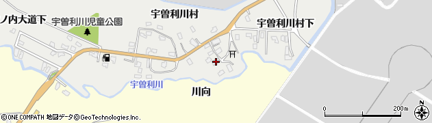 青森県むつ市大湊宇曽利川村15周辺の地図