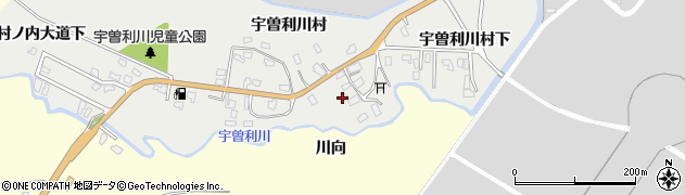 青森県むつ市大湊宇曽利川村10周辺の地図
