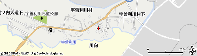 青森県むつ市大湊宇曽利川村8周辺の地図