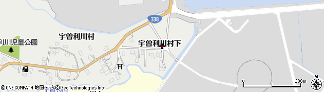 青森県むつ市大湊（宇曽利川村下）周辺の地図