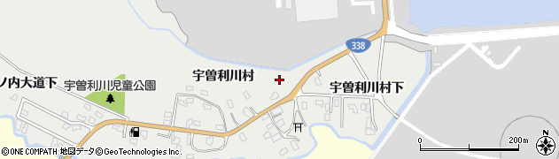 青森県むつ市大湊宇曽利川村60周辺の地図