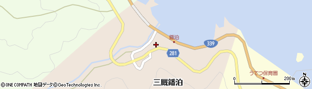 青森県外ヶ浜町（東津軽郡）三厩鐇泊周辺の地図