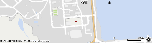 青森県むつ市大湊（石橋）周辺の地図