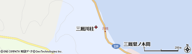 青森県東津軽郡外ヶ浜町三厩川柱周辺の地図