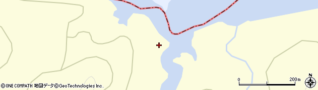 かわうち湖周辺の地図