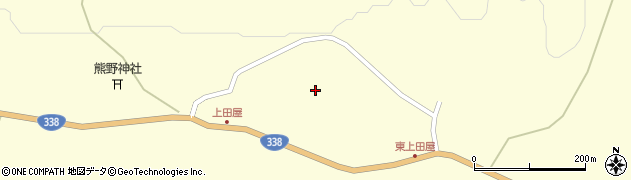 青森県東通村（下北郡）田屋（家ノ上）周辺の地図