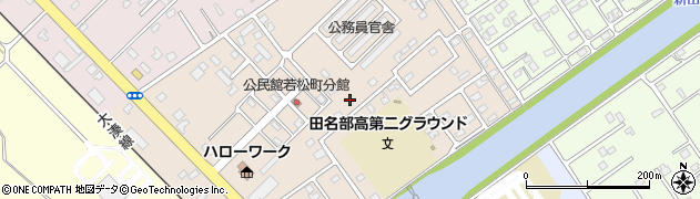 青森県むつ市若松町周辺の地図