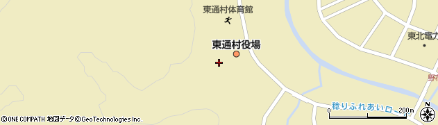 東通村役場内簡易郵便局周辺の地図