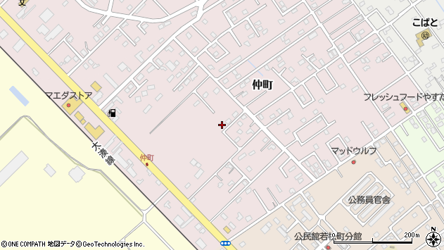 〒035-0062 青森県むつ市仲町の地図