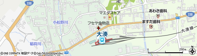 青森県むつ市大湊新町2周辺の地図