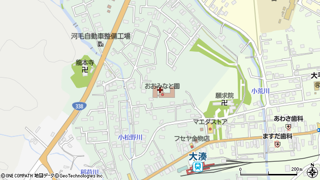 〒035-0084 青森県むつ市大湊新町の地図