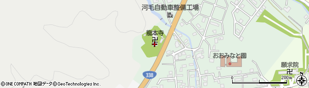 龍本寺周辺の地図