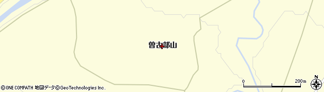 青森県むつ市川内町（曽古部山）周辺の地図