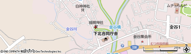 金谷稲荷神社周辺の地図