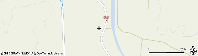 青森県東通村（下北郡）蒲野沢（桑原道）周辺の地図