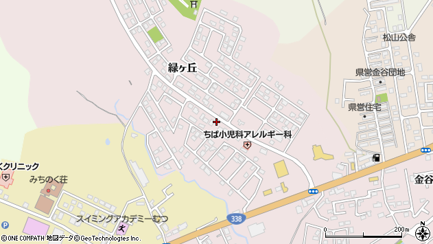 〒035-0066 青森県むつ市緑ヶ丘の地図