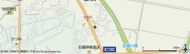 青森県むつ市田名部前田6周辺の地図