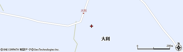 青森県東通村（下北郡）大利（留沢）周辺の地図