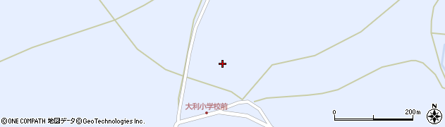 青森県東通村（下北郡）大利（浜道）周辺の地図