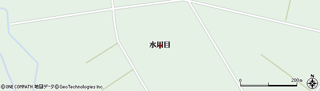 青森県むつ市関根（水川目）周辺の地図