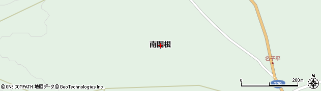 青森県むつ市関根南関根周辺の地図