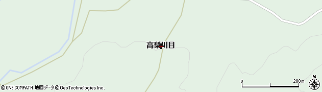 青森県むつ市関根高梨川目周辺の地図