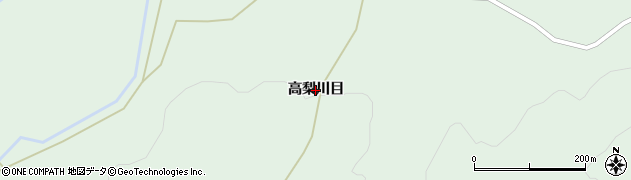 青森県むつ市関根（高梨川目）周辺の地図