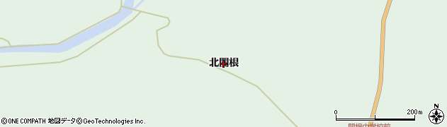 青森県むつ市関根（北関根）周辺の地図
