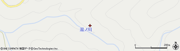 湯ノ川周辺の地図
