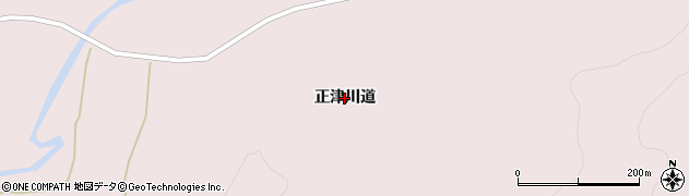 青森県むつ市大畑町（正津川道）周辺の地図