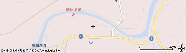 青森県むつ市大畑町（朝比奈岳）周辺の地図