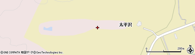 青森県むつ市大畑町（太平沢）周辺の地図