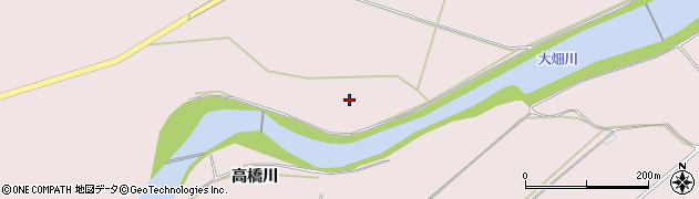 青森県むつ市大畑町（松ノ木ノ内上川原）周辺の地図