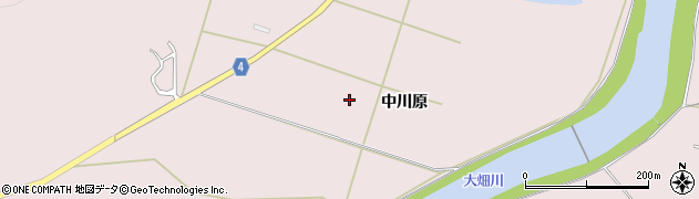 青森県むつ市大畑町（中川原）周辺の地図